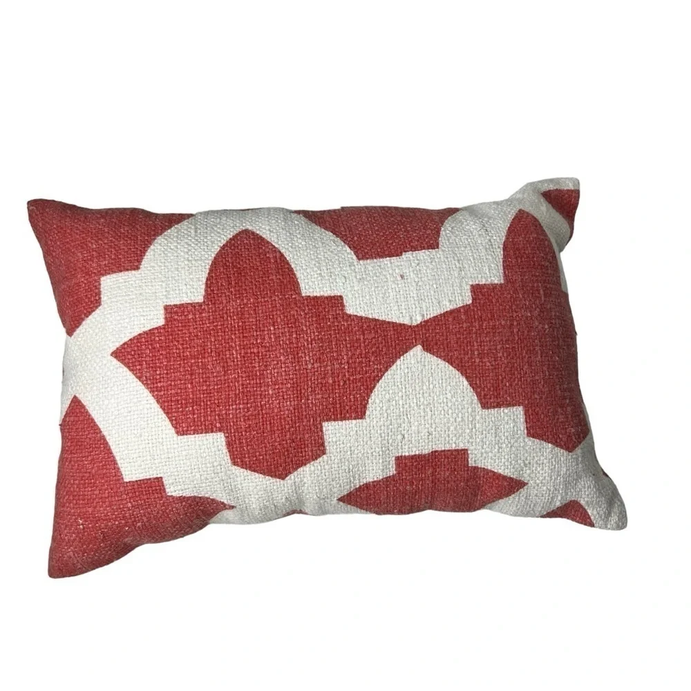 Mela Artisans Ikat Pillow **Cover 18 X 12 Pearly Button Closure NEW Lumbar Throw